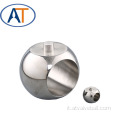 sfera di trunnion in acciaio inossidabile per valvola a sfera